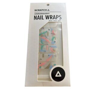 Scratch Nail Wraps Real Nail Art To the Max 80s/90s 16 Self-Adhesive Nail Wraps